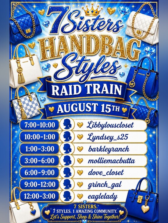 Handbags - 7 Sisters Handbag Styles Raid Train Flier